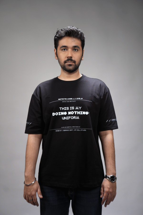 Doing Nothing Oversized T-Shirt - Image 4
