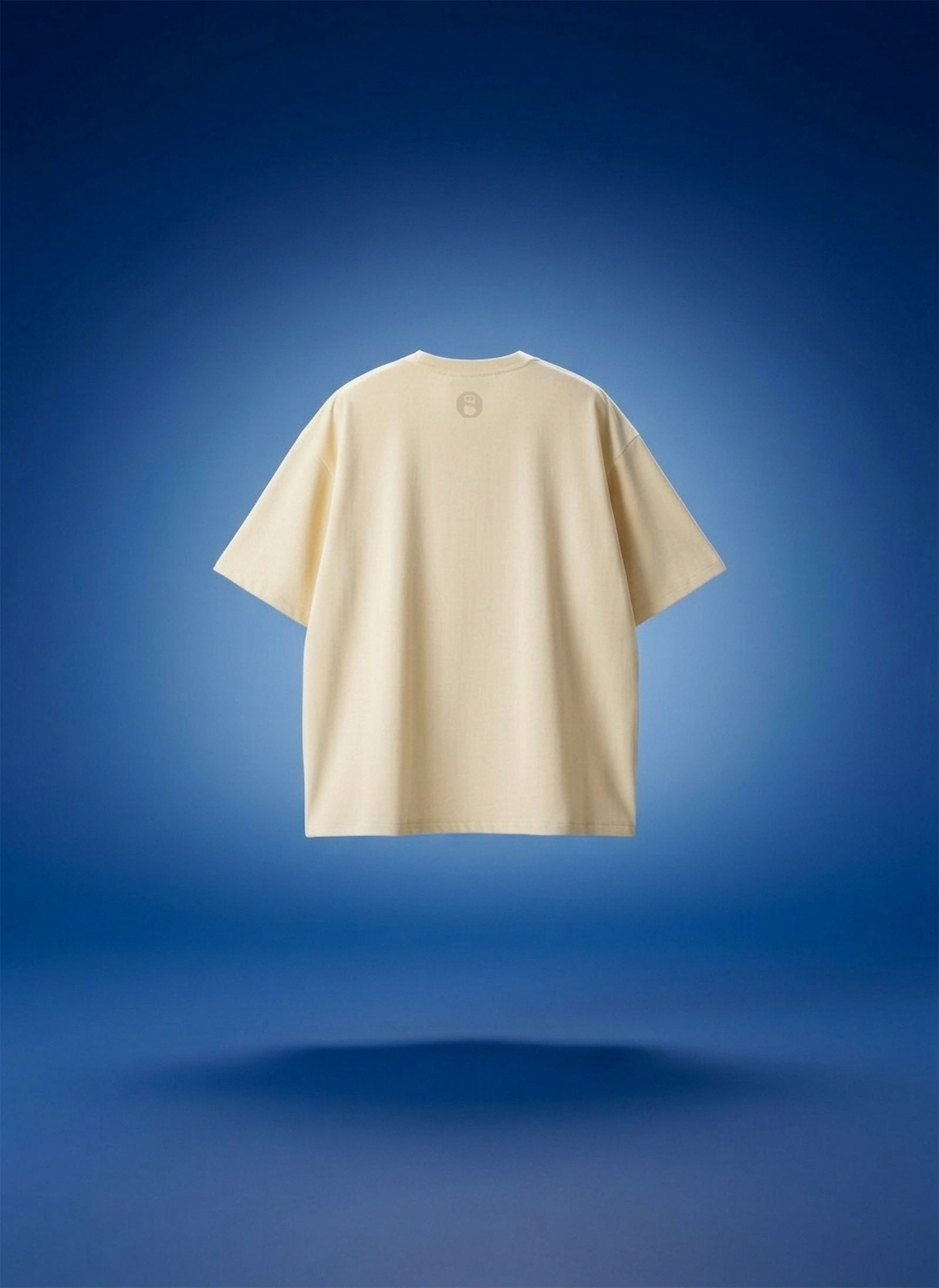 One of None Raw Cream Boxy Oversized Tee - Image 5