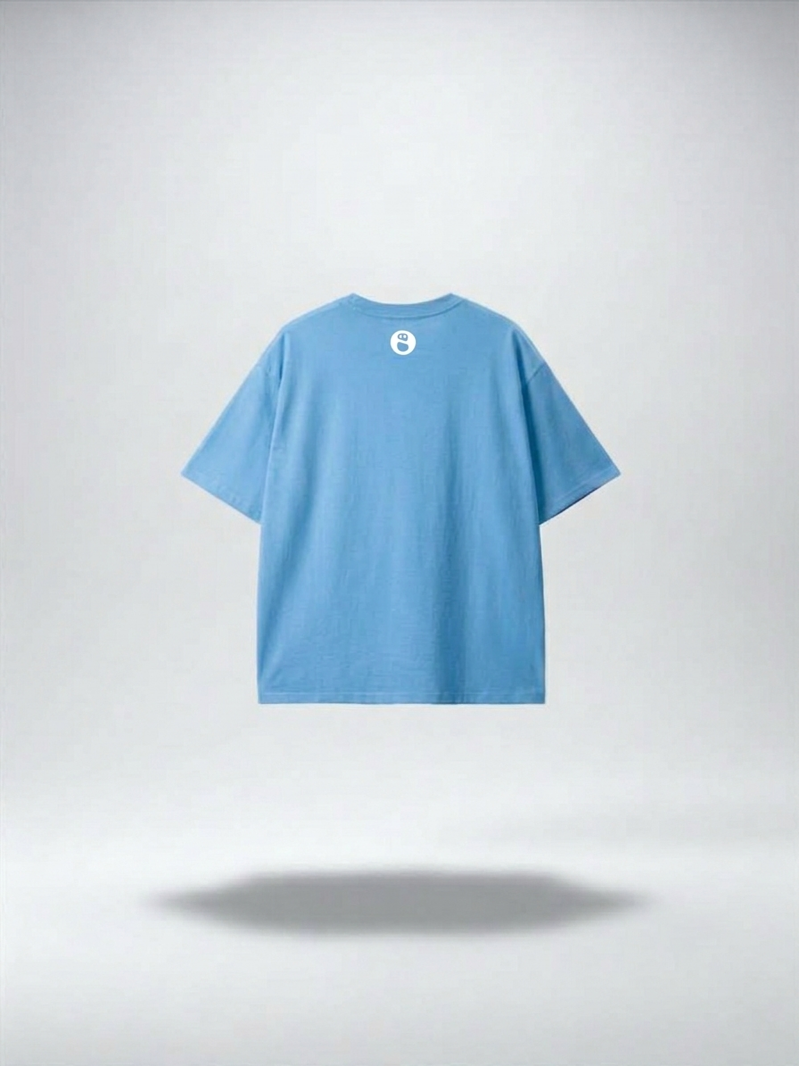 Not Today Baby Blue Boxy Oversized Tee - Image 3